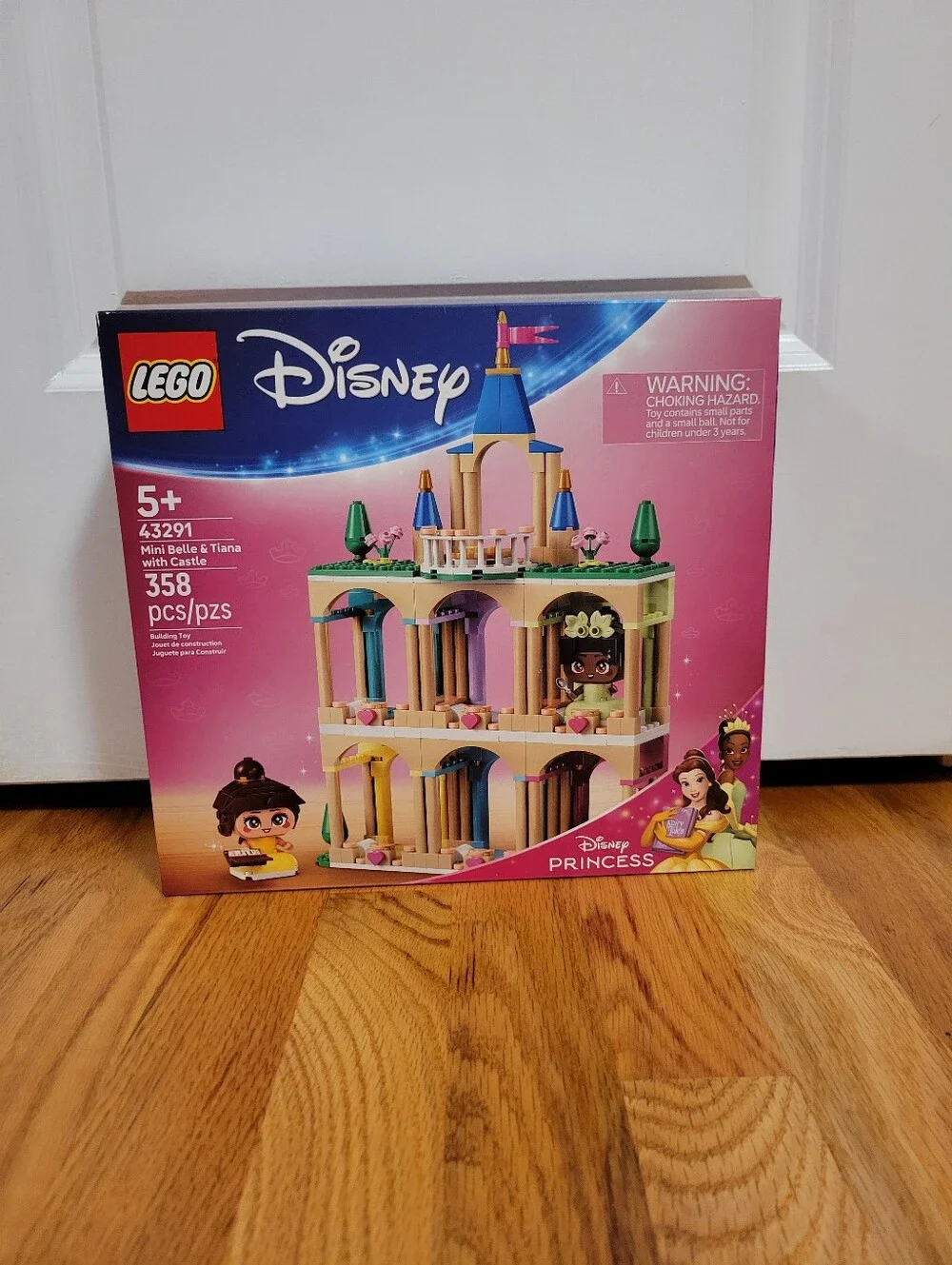 NIB LEGO Disney Princess Mini Belle & Tiana with Castle Set 43291 - 358 pcs